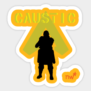 Caustic Sticker